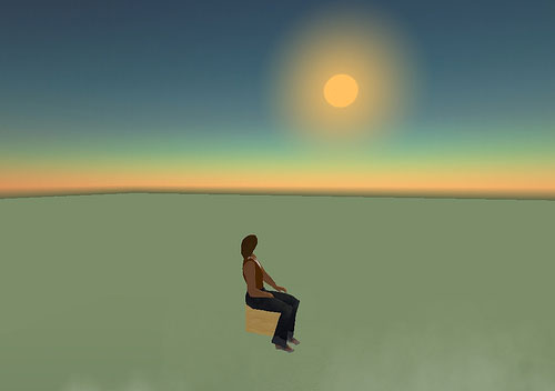 Nice virtual sunset